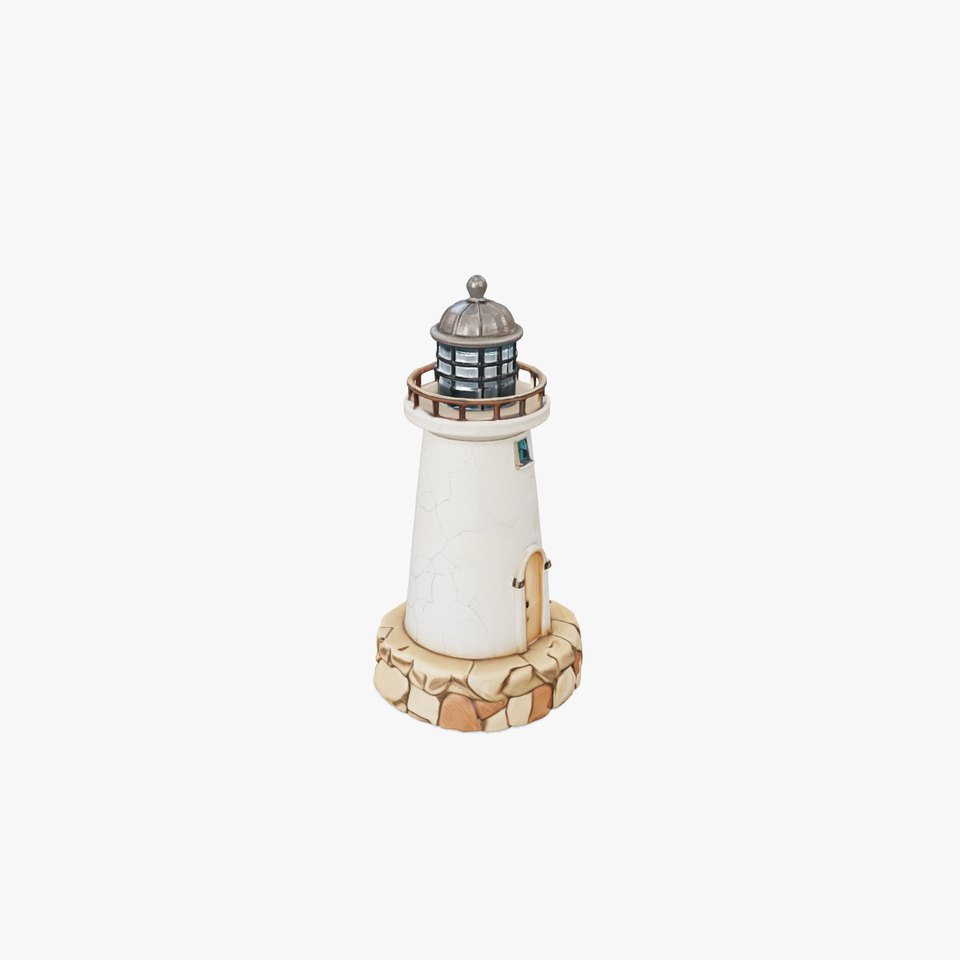 Cracked Lighthouse Architectural Detail model pack